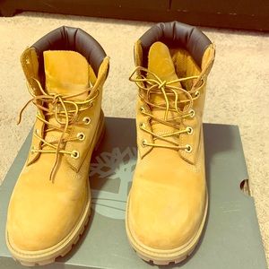 Timberland 6in prem wheat nubuck used